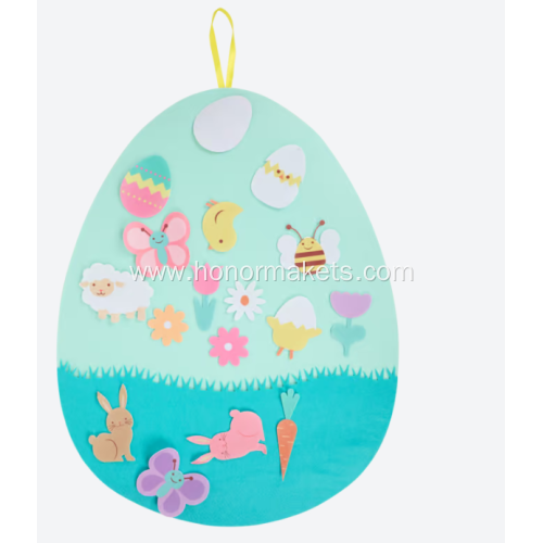 17PCS Easter Flet decor